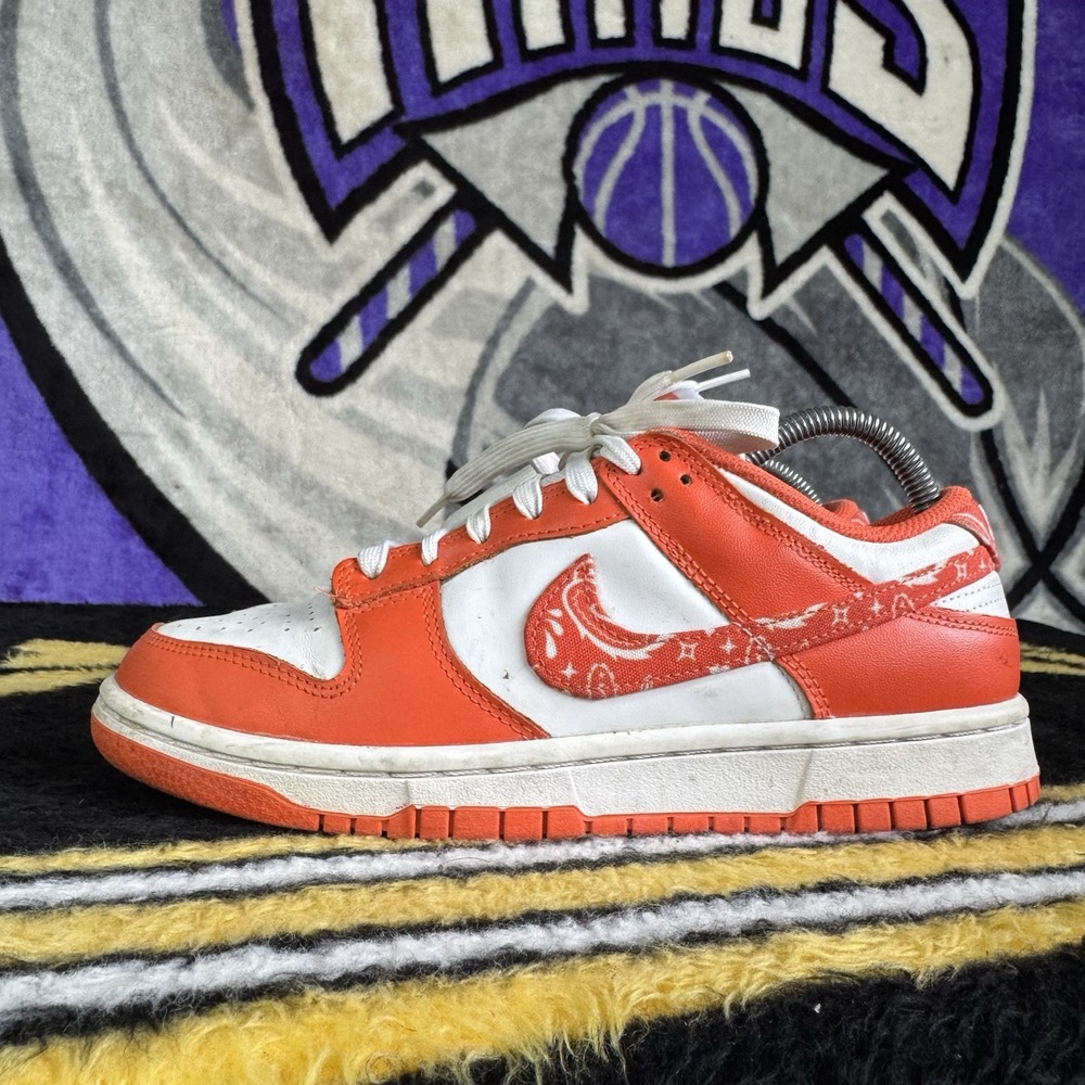 Size 7.5 - Nike Dunk Low Paisley Pack Orange Sneakers DH4401-103 Womens